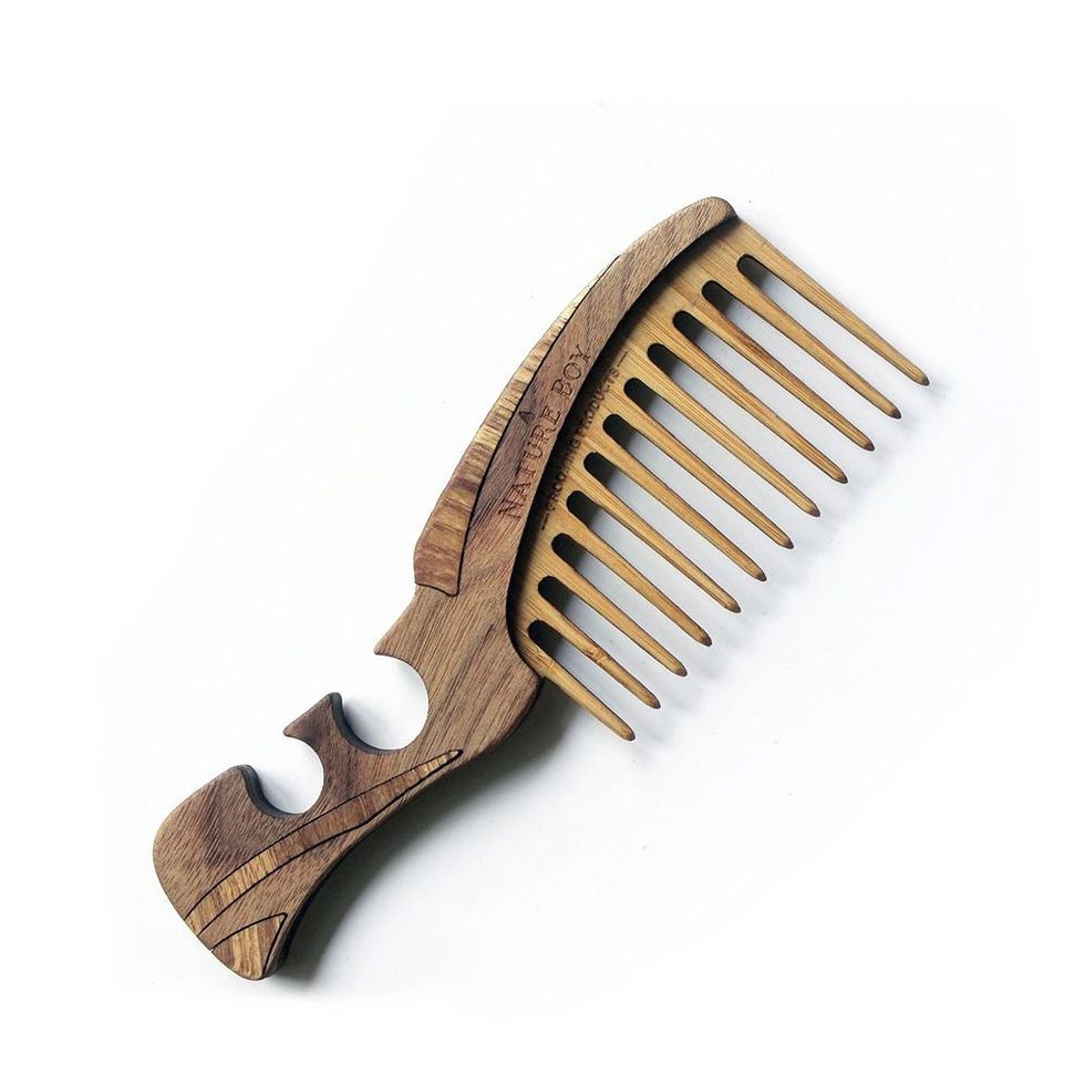 Wooden Beard Comb 