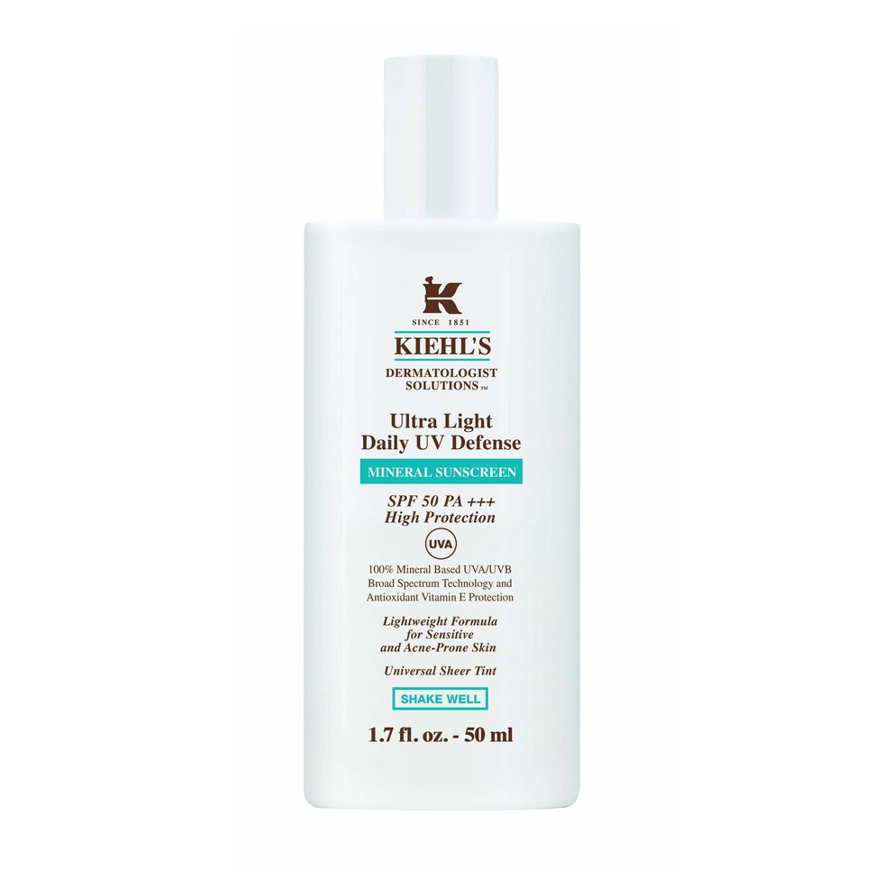 物理性防曬推薦：Kiehl's 集高效清爽UV防護乳（礦物水感型）SPF50/PA+++