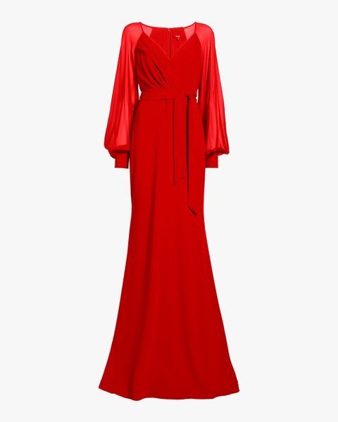 10 Striking Red Wedding Dresses to Wear Instead of White - Romantic Red ...