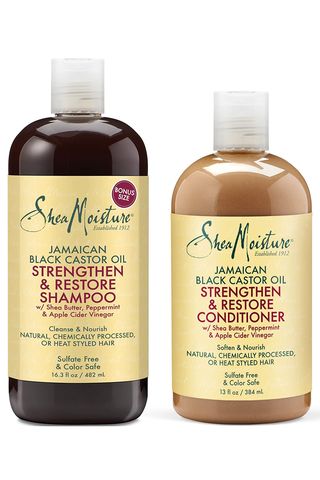 Strengthen, Grow & Restore Shampoo and Conditioner, Jamaican Black Castor Oil Combination Pack