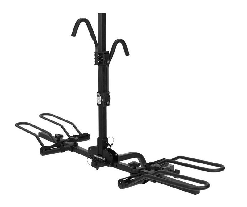for sale online Leader Accessories Hitch Mounted 2 Bike Rack Bicycle Carrier Racks Foldable R.. 