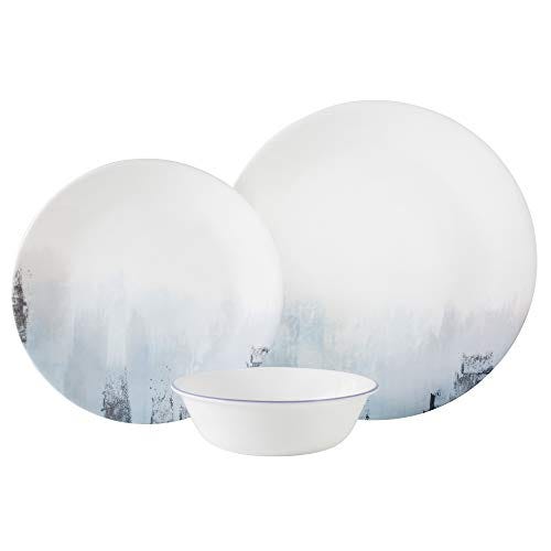 Corelle Tranquil Reflection 12-Piece Dinnerware Set