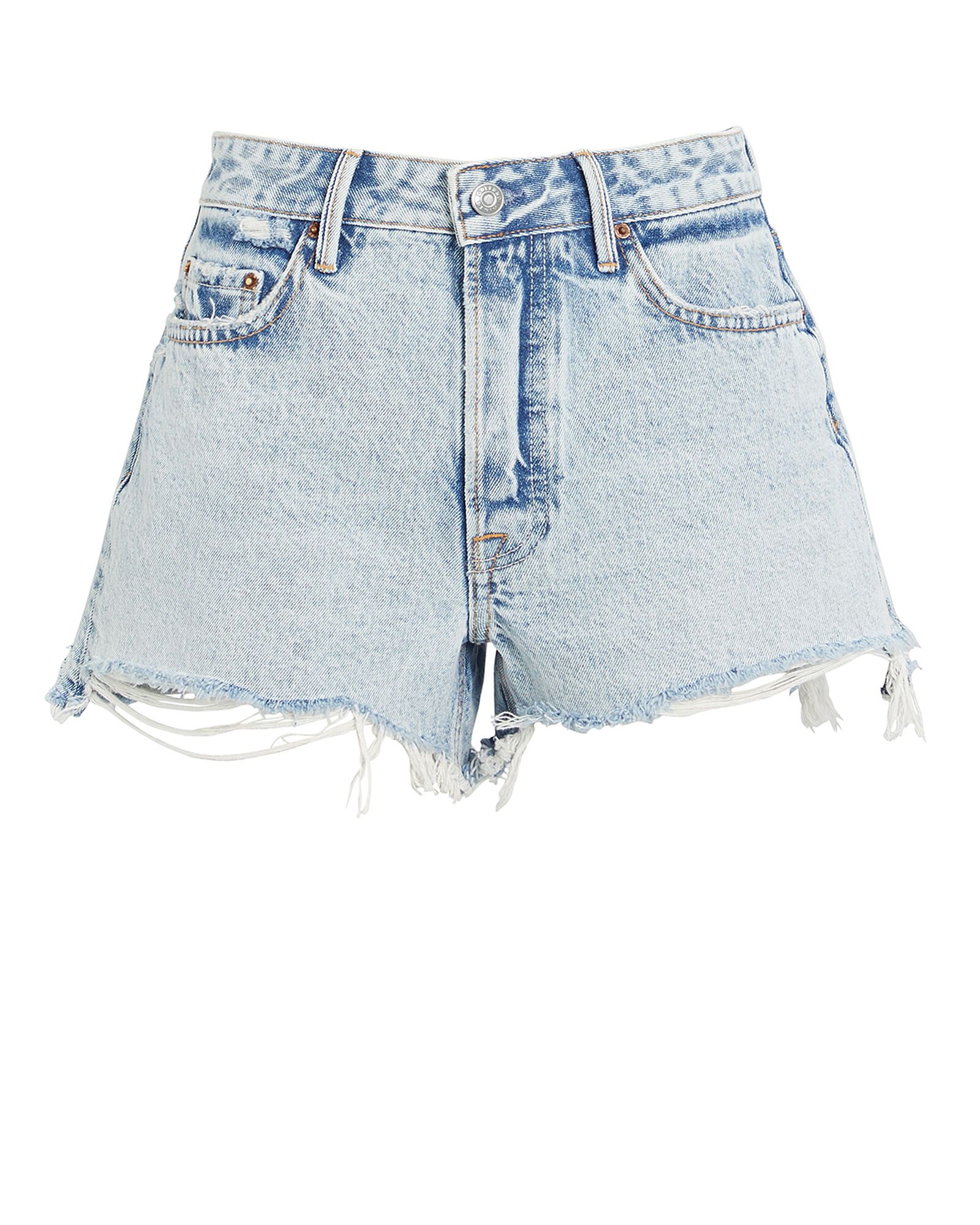 loose fit jean shorts womens