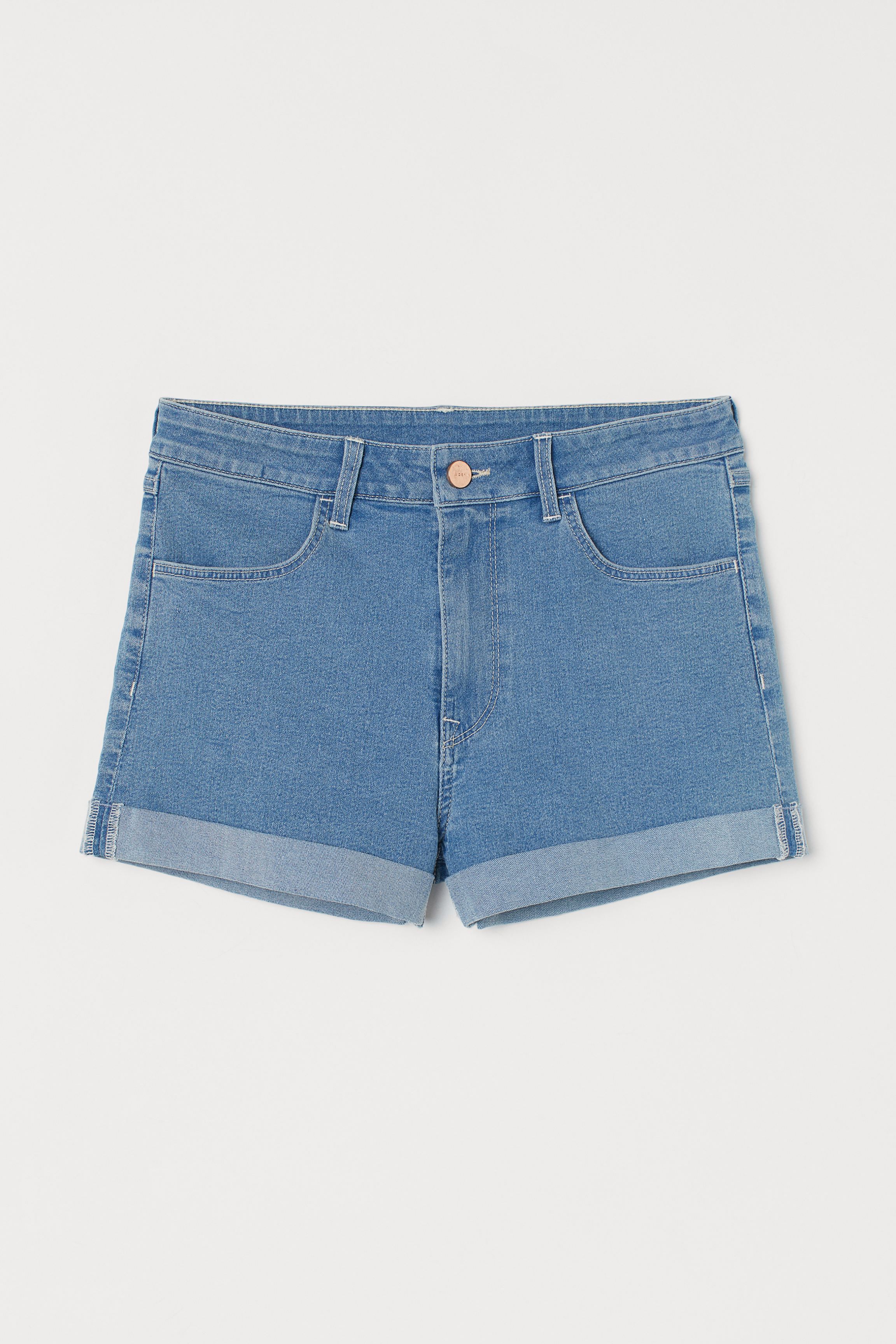 loose fit jean shorts womens