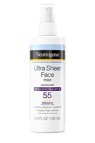 Ultra Sheer Face Mist Sunscreen Spray SPF 55
