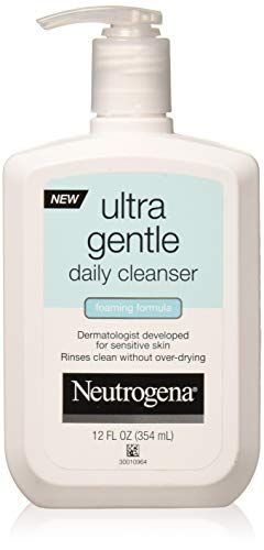 Limpiador facial diario ultra suave de Neutrogena para pieles sensibles