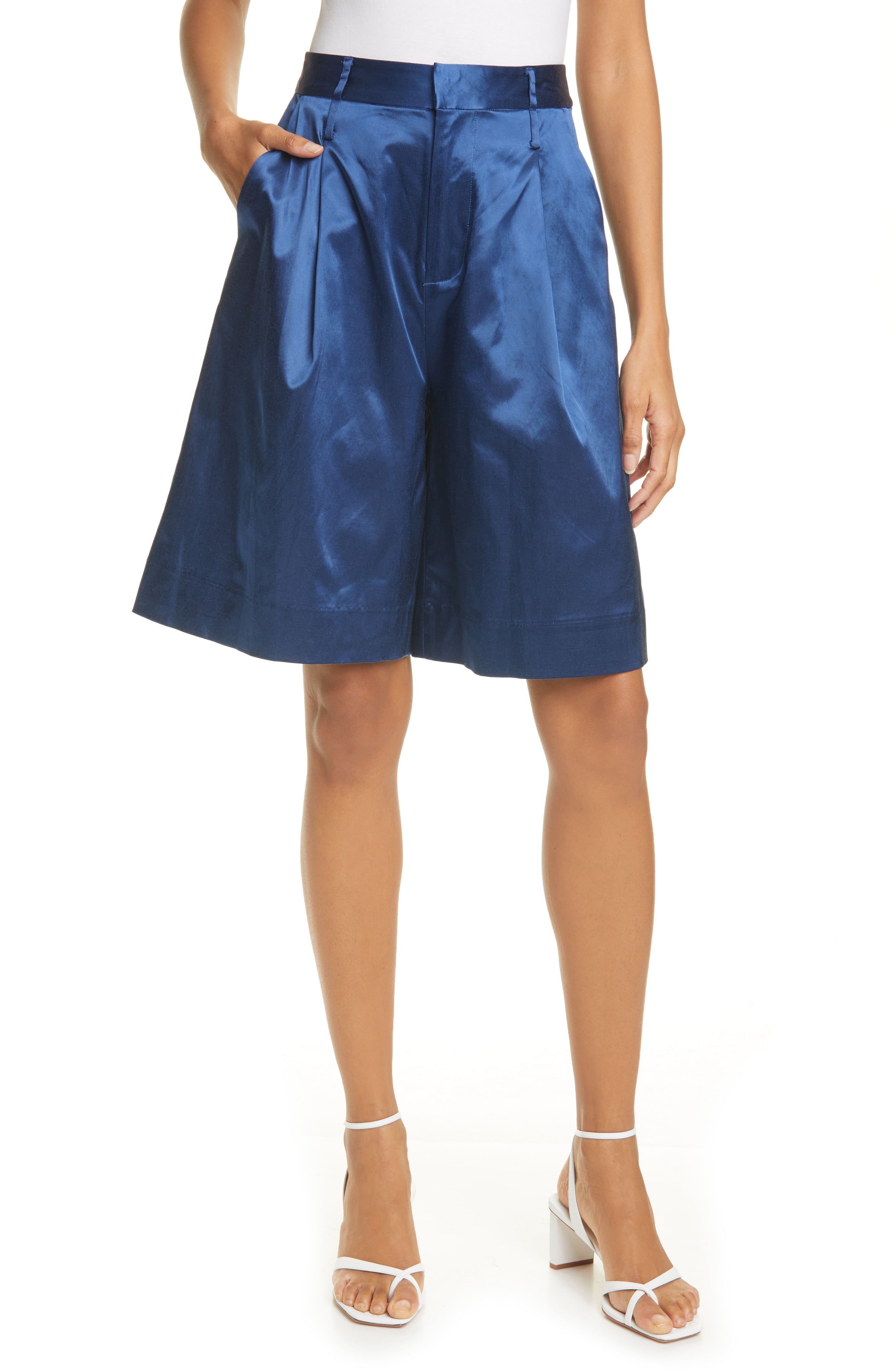 Sateen Bermuda Shorts