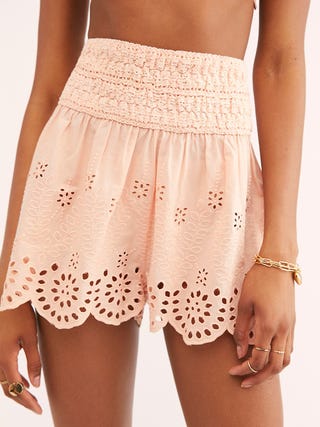 Elena Eyelet Shorts