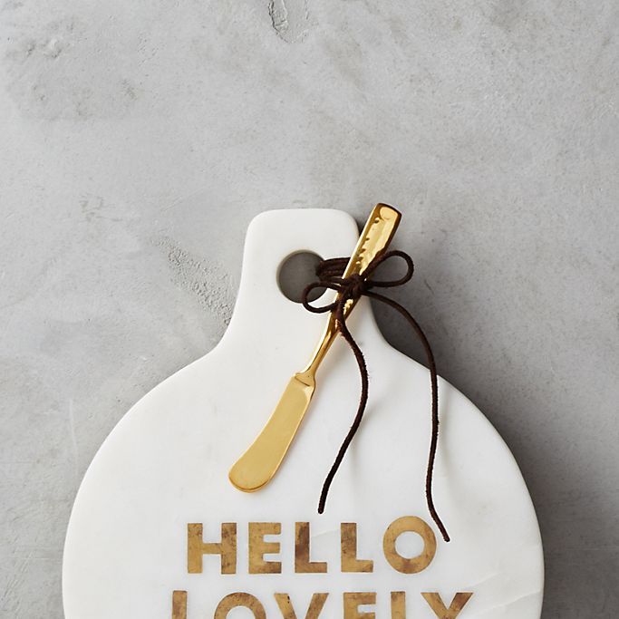 Gilded Greetings Cheese Board