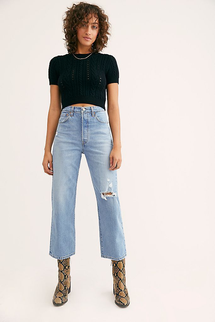 jeans that end above ankle