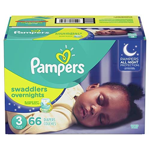 Pampers Swaddlers Overnights Size 7 *SAMPLE* of SIX (6) Diapers