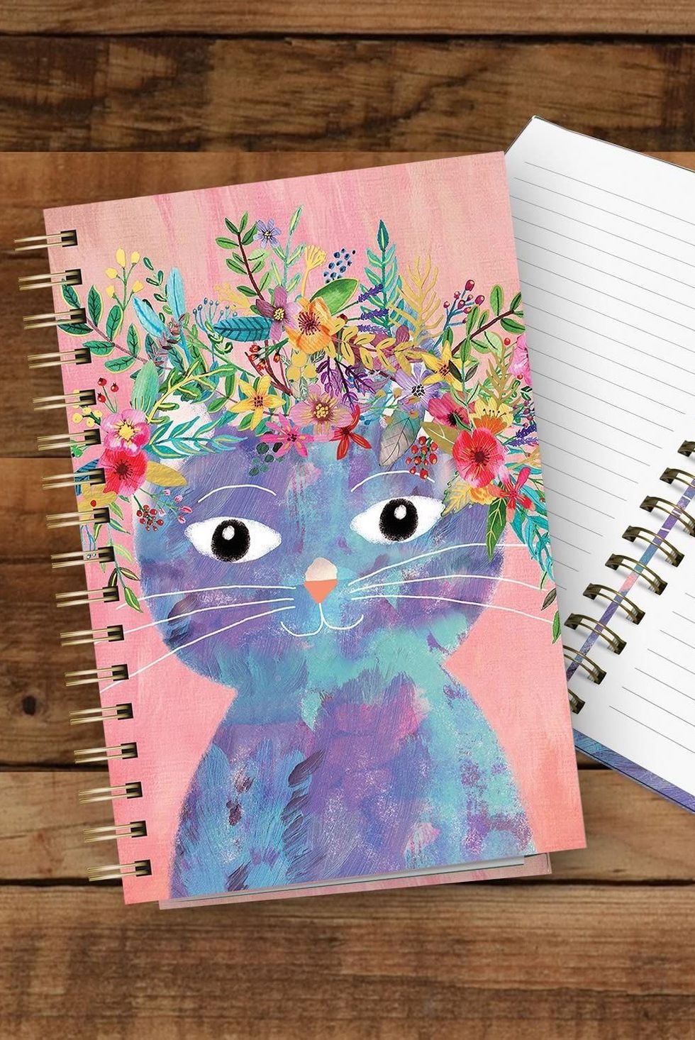 Fancy Cat Spiral Notebook