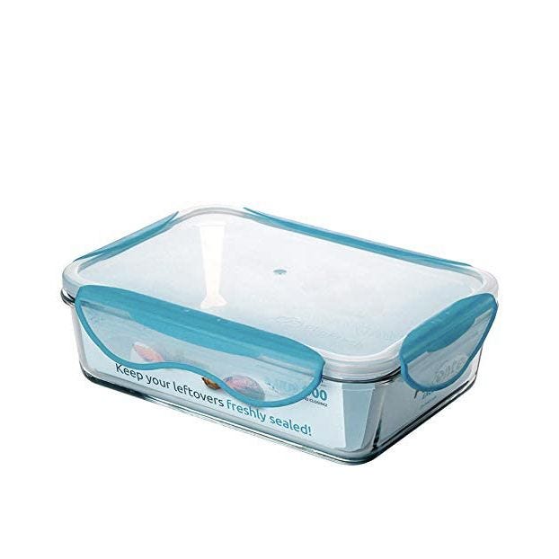 ClipFresh Airtight Oven-Safe Glass Food Storage Containers 