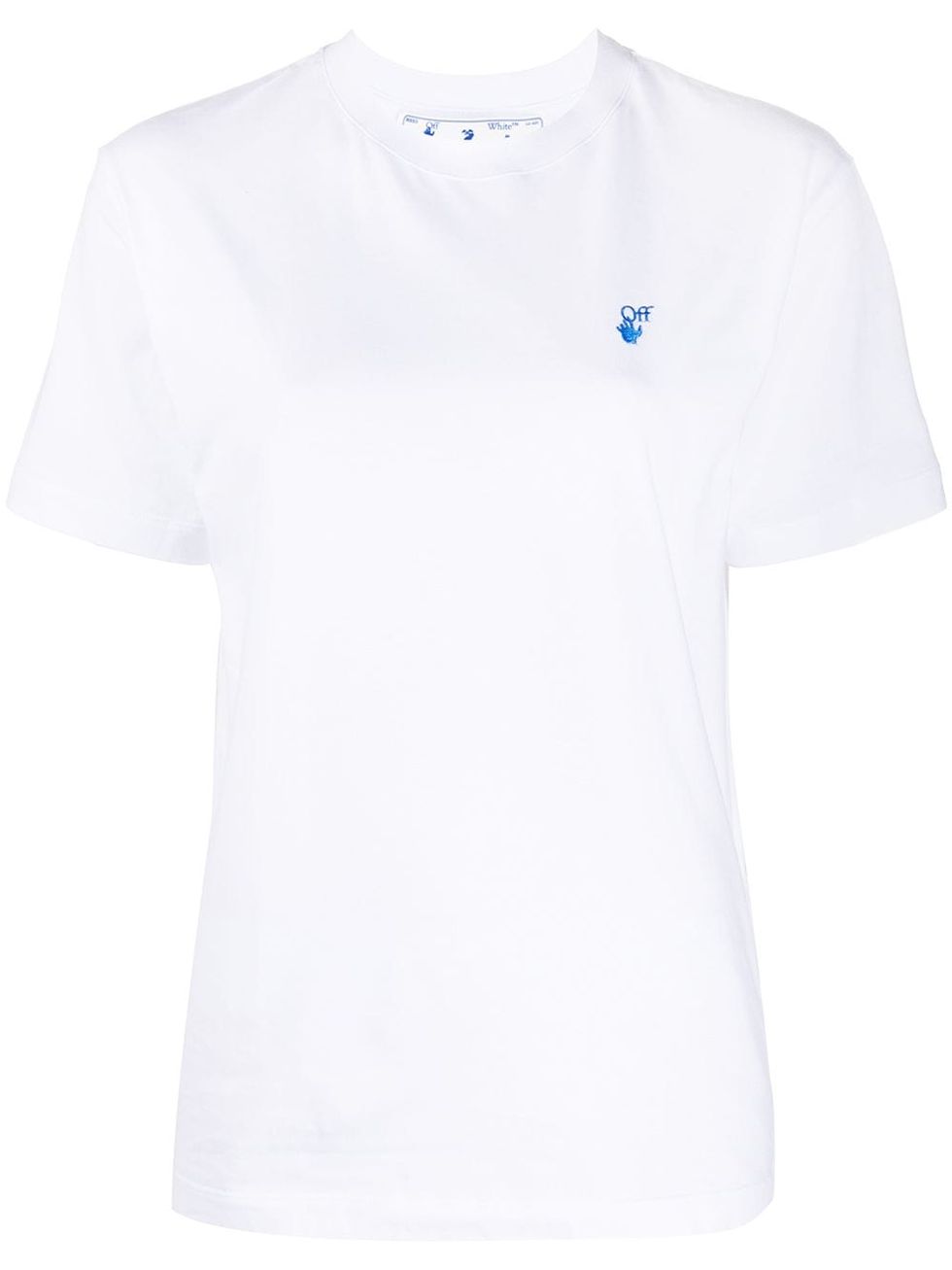 La t-shirt bianca (micro)ricamata