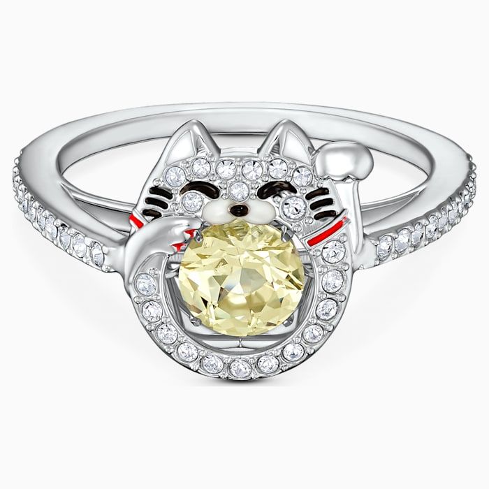 Swarovski AG Ring size Jewellery Heart, Swarovski Jewelry Ring Women's Ring,  gemstone, white, ring png | PNGWing