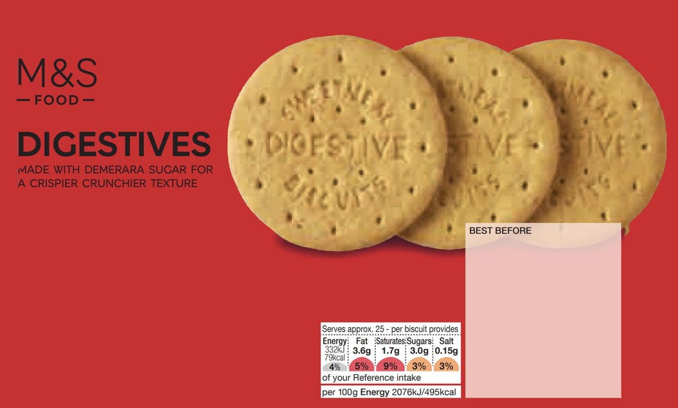 M&S Digestives 400g