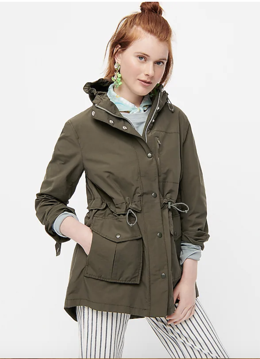 Howley Top Women Waterproof Coat Lightweight Raincoat Hooded Overcoat Rain Jacket Outerwear
