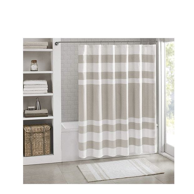 Madison Park Spa Waffle Shower Curtain 