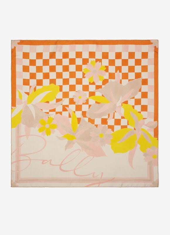 Louis Vuitton Olivia Floral Print Silk Scarf