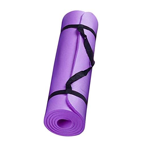 PU Rubber Eco Friendly Material for Hot Yoga and Bikram Free Carry Strap Wunder Pilates Non Slip Yoga Mat 5mm Odorless Lightweight and Extra Large Size 72/”X26/”