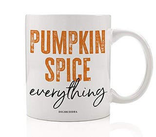 Taza de todo con especias de calabaza