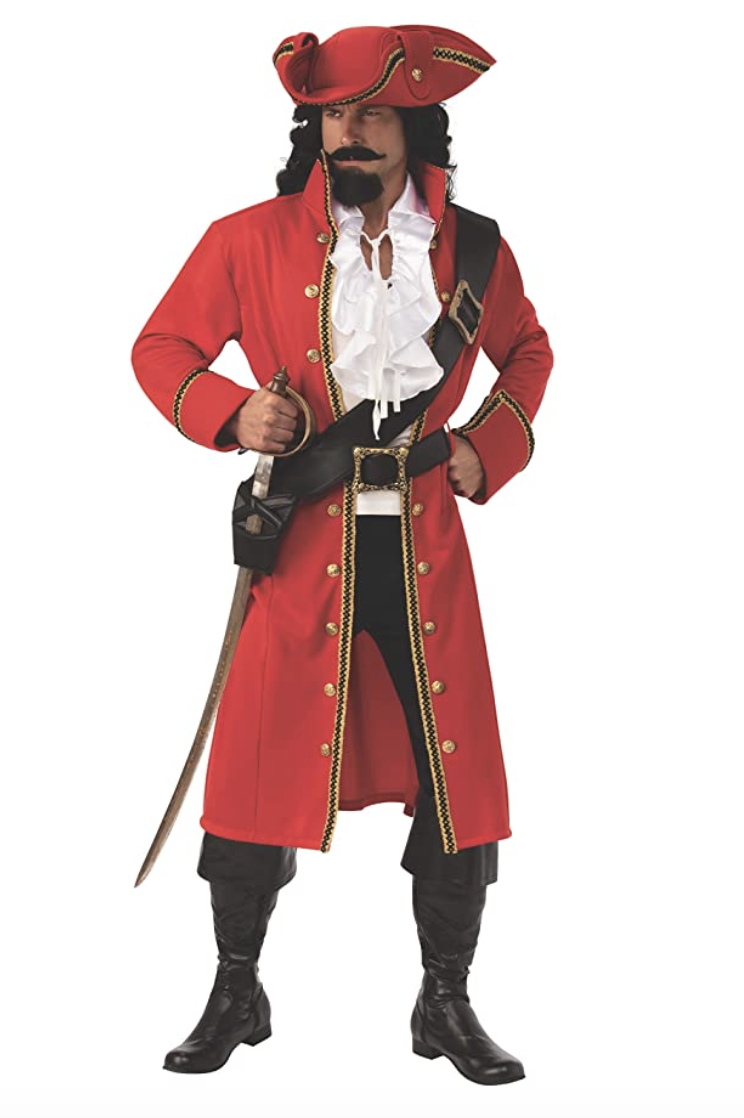 How to Make a No-Sew Captain Hook Costume From a T-Shirt