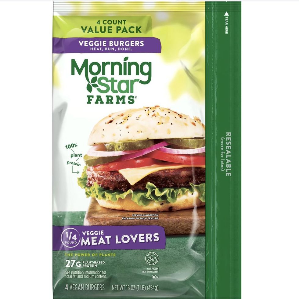 MorningStar Farms Meat Lovers Veggie Burgers, 4-Count