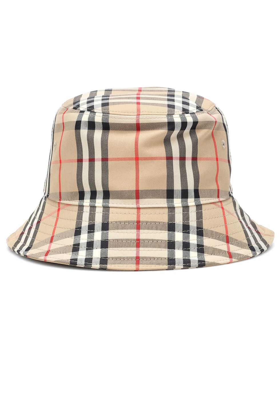 Vintage-Check Bucket Hat