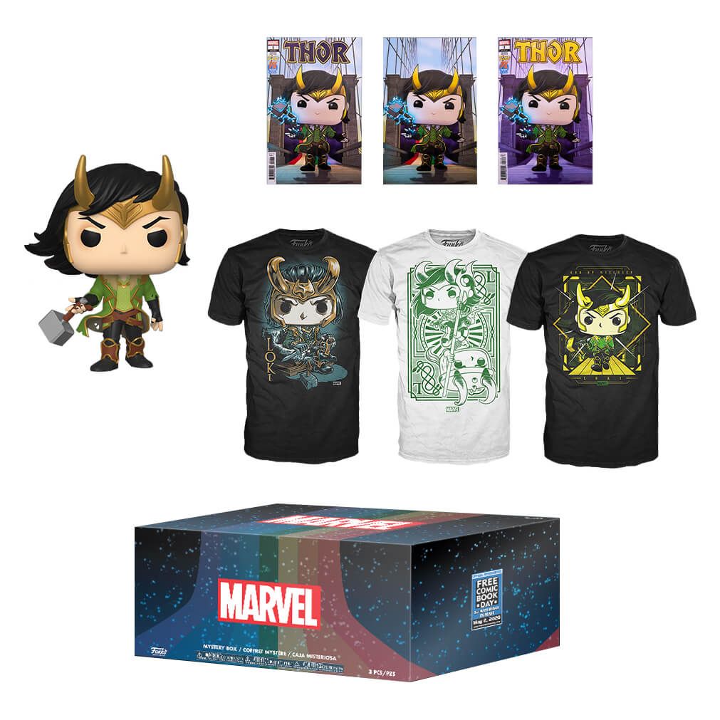 funko pop & tee collectors box marvel avengers endgame
