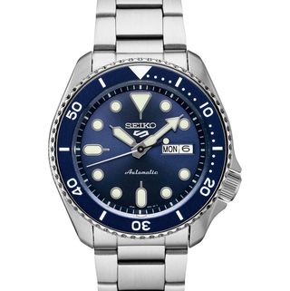 Seiko 5 stainless steel bracelet watch 42.5mm