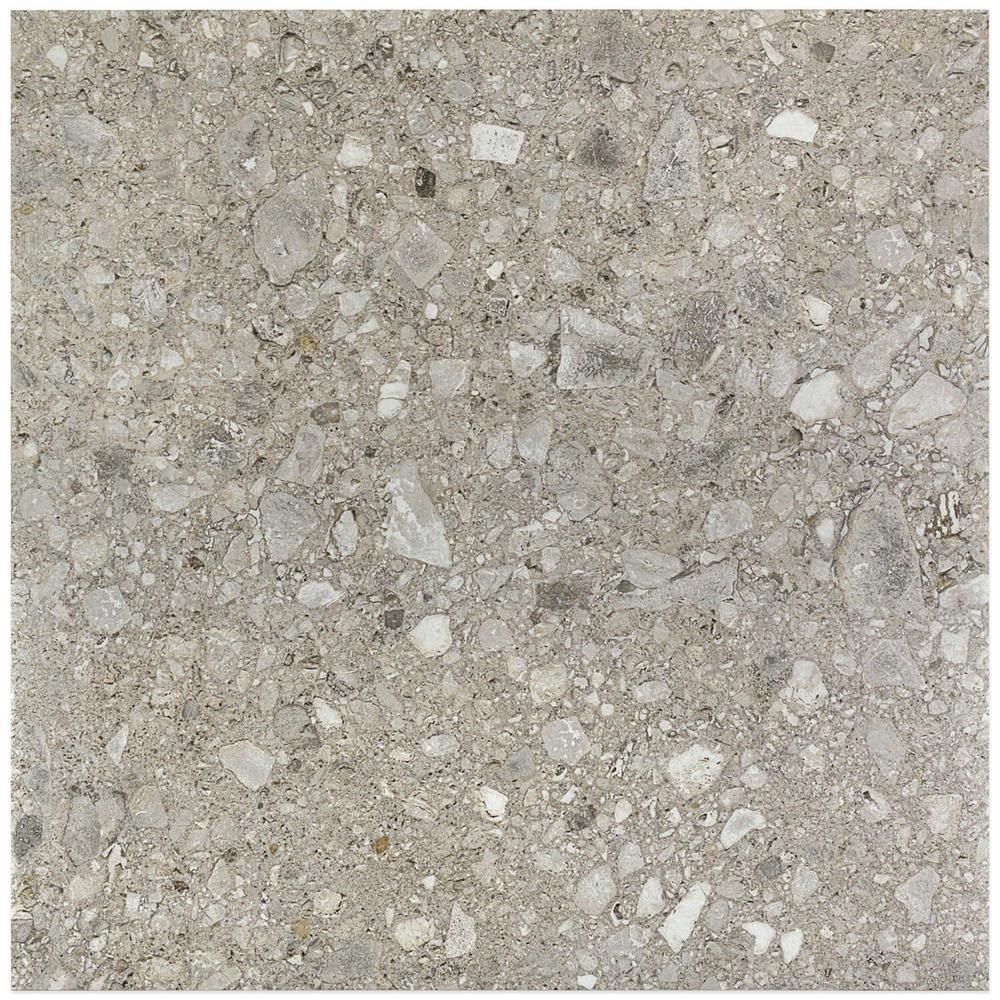 Rizzo Gray 24 in. x 24 in. x 9mm Semi Polished Porcelain Floor and Wall Tile (3 pieces / 11.62 sq. ft. / box)