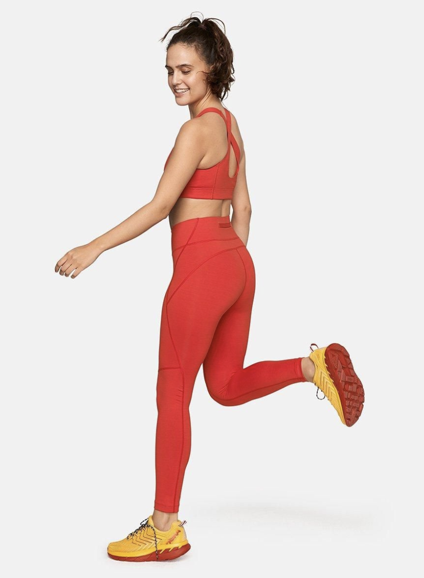 bright colored yoga pants