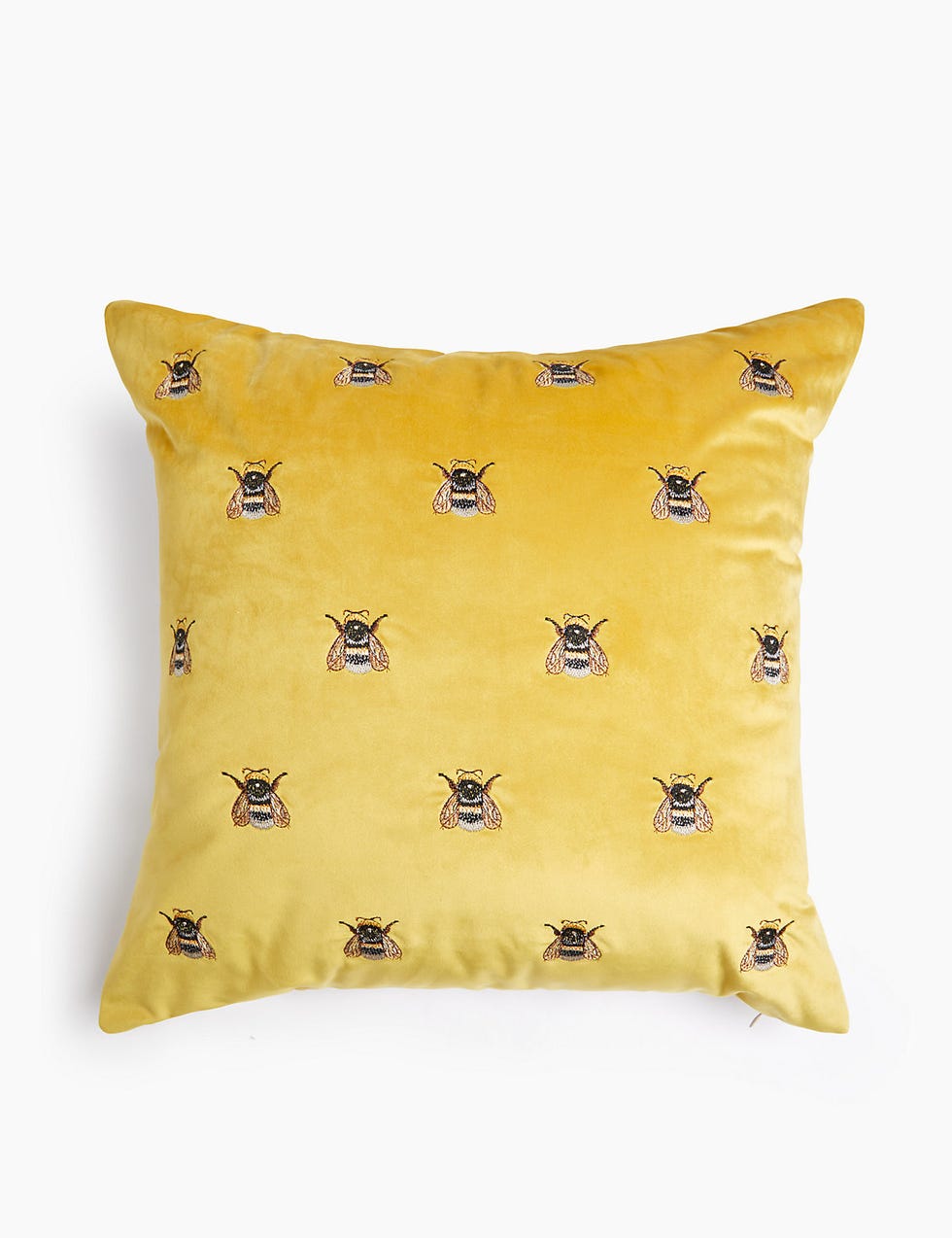Velvet Bee Cushion