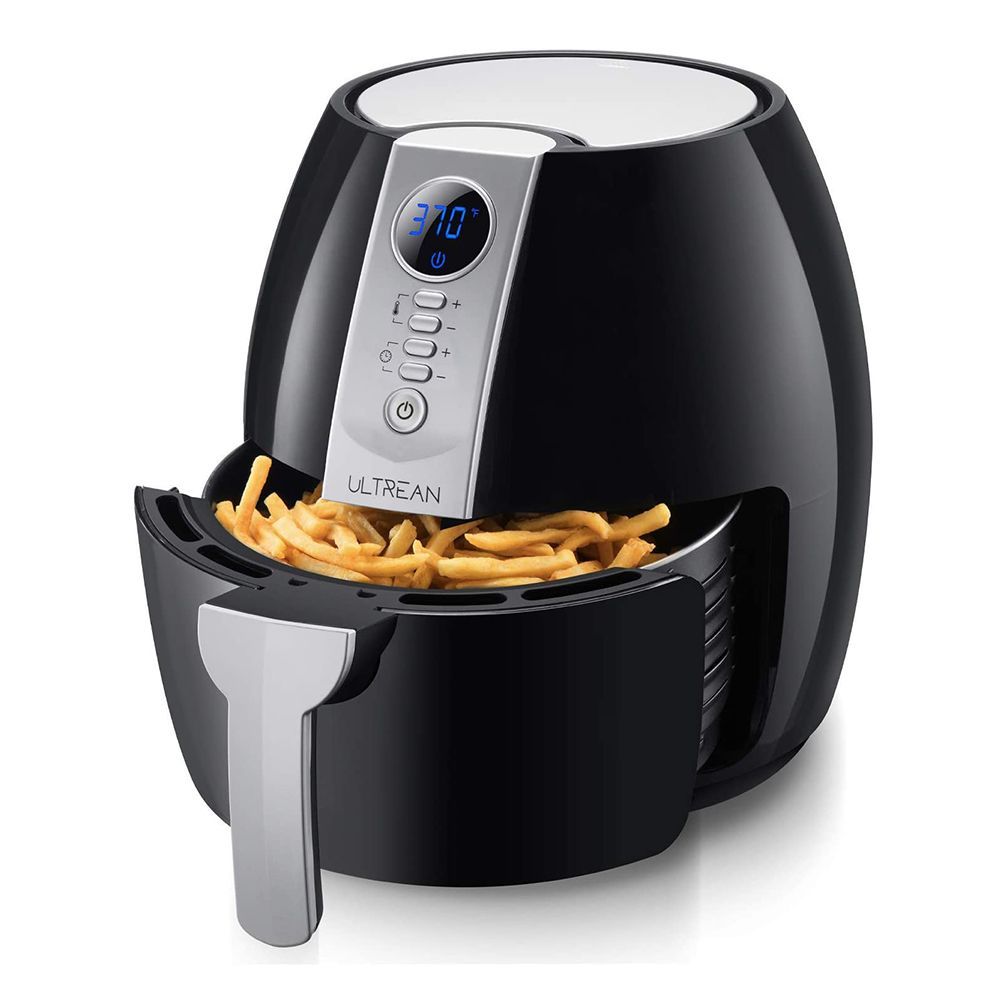 Kinger Home Air Fryer LCD 4.2 QT Hot Air Fryer Oven with CookBook Recipes 