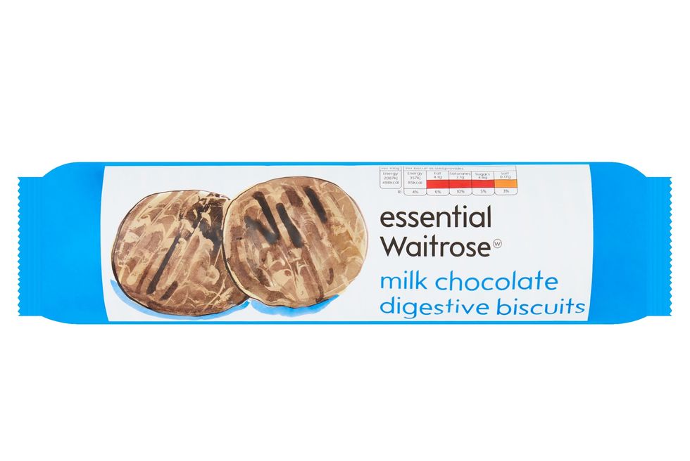 Waitrose & Partners Milk Chocolate Digestive Biscuits 400g