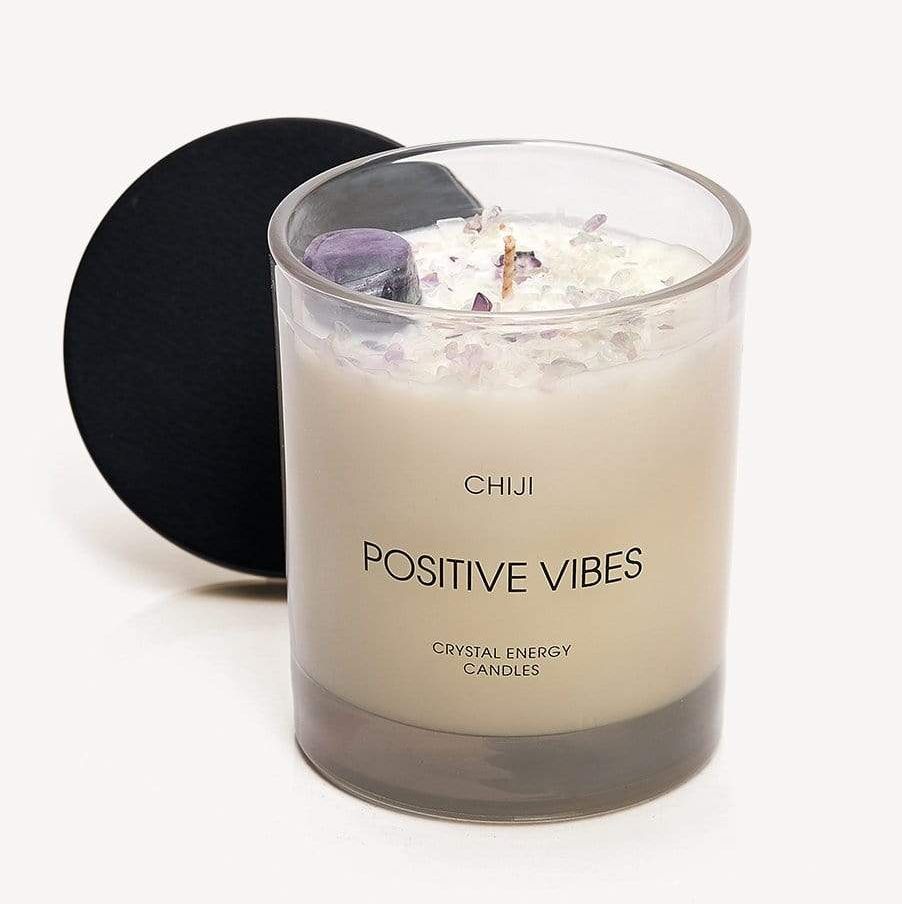 Positive Vibes Crystal Energy Candle