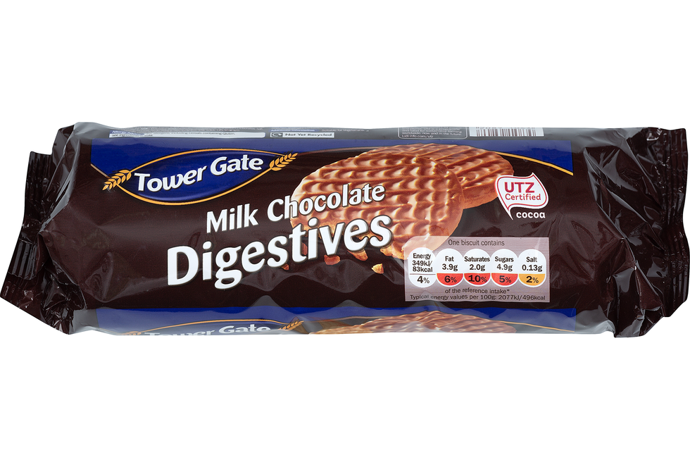 Lidl Tower Gate Milk Chocolate Digestives 300g