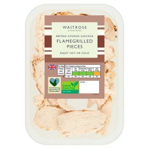 Waitrose British Cooked Chicken Flamegrilled Pieces