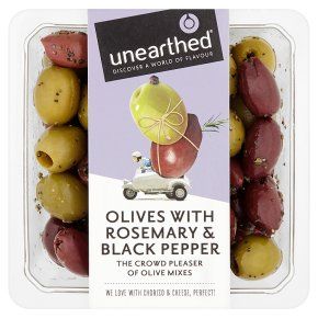 Unearthed Olives with Rosemary & Black pepper230g