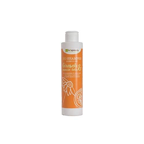 Shampoo Bio Girasole, Arancio Dolce e Semi di Lino Bio - 200ml 