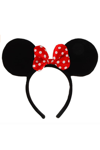 Diadema de orejas para disfraz de Minnie Mouse