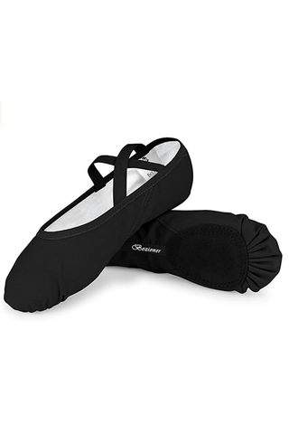 Schwarze Ballettschuhe