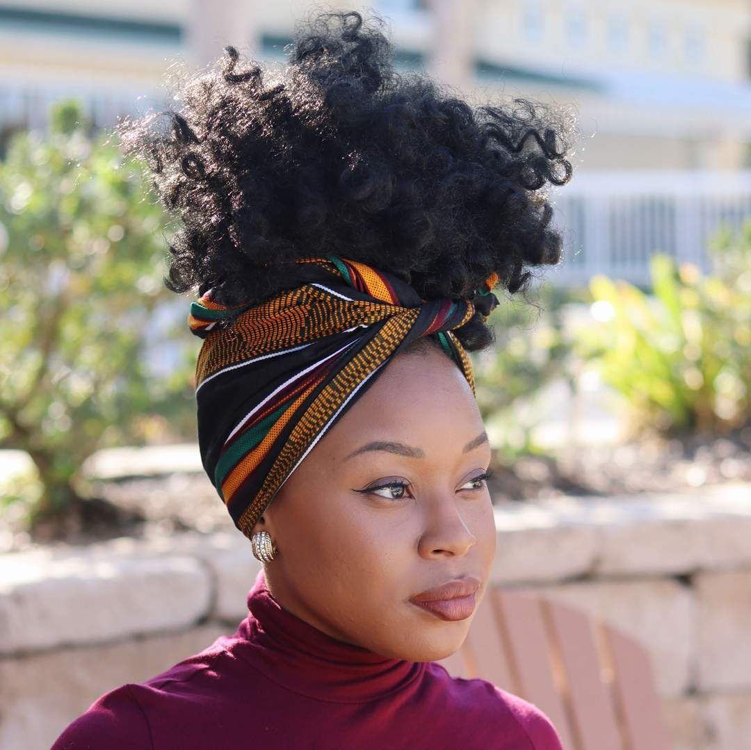 How to Tie a Headwrap: 17 Headscarf Styles for Natural Hair 2022