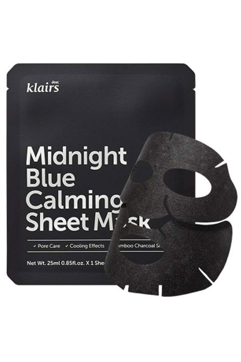 Midnight Blue Calming Sheet Mask, 10 Sheets