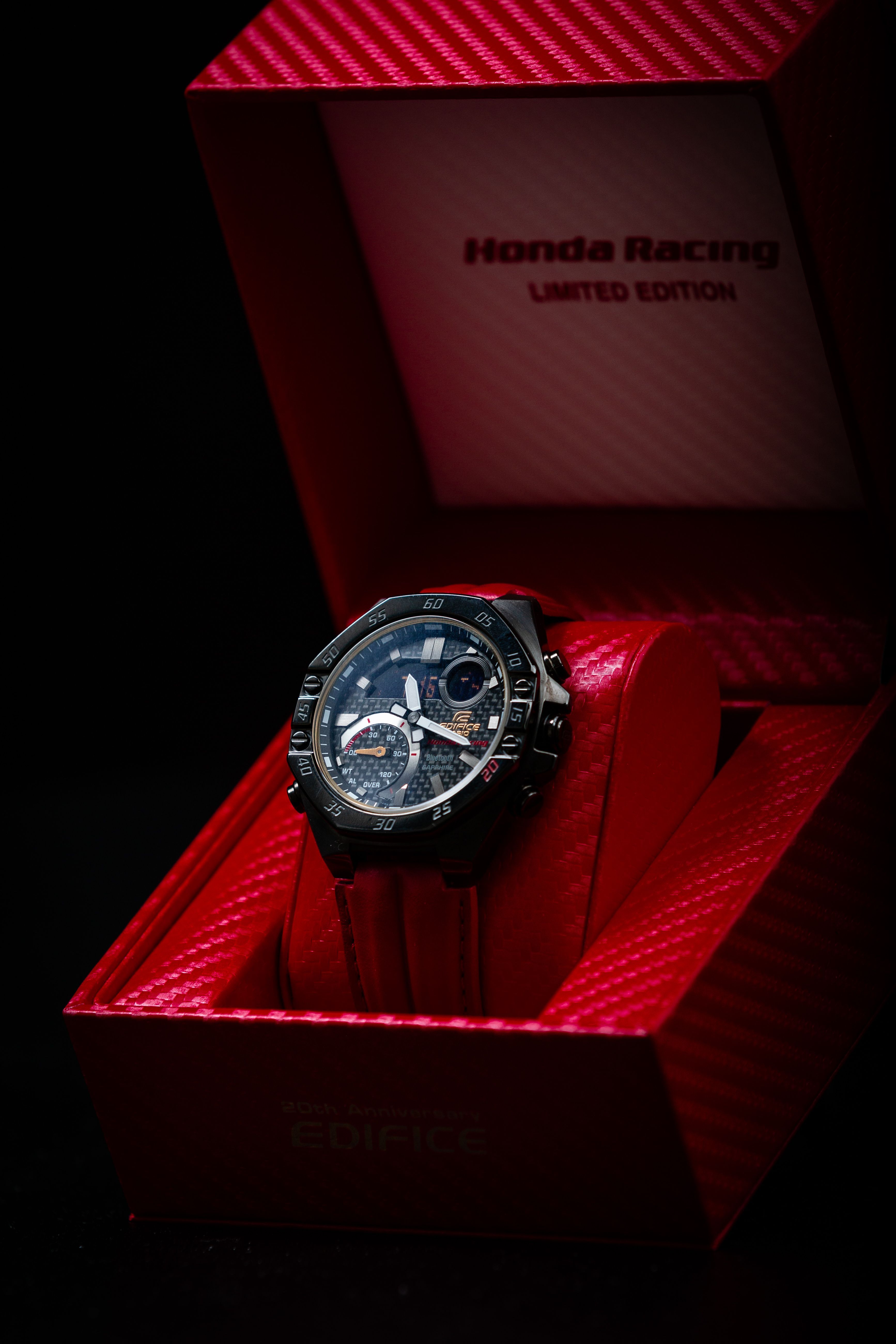 Casio Cheers 20 Years of Edifice Watches with Honda Racing Homage