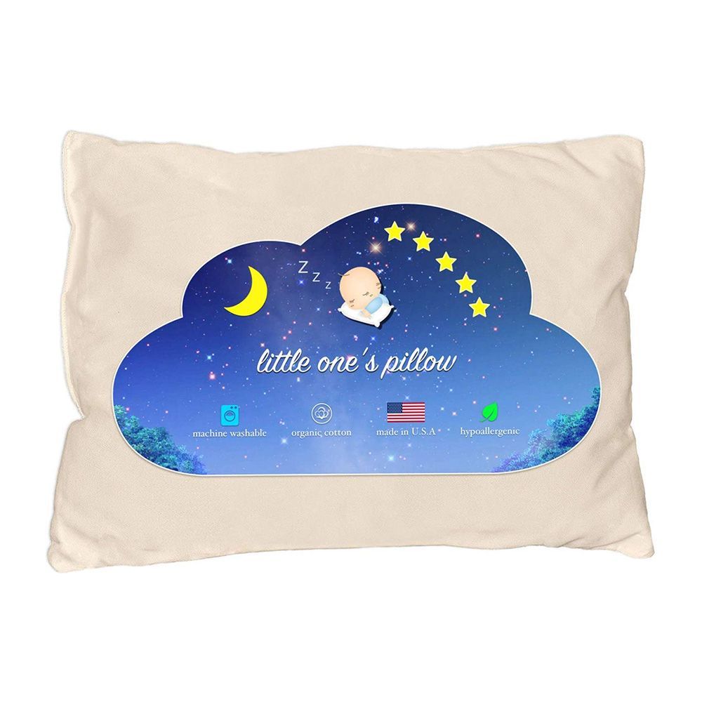 Kids Toddler Pillow Hypoallergenic Made in The USA Soft and Supportive 12x17 Great for Sleep or Travel 