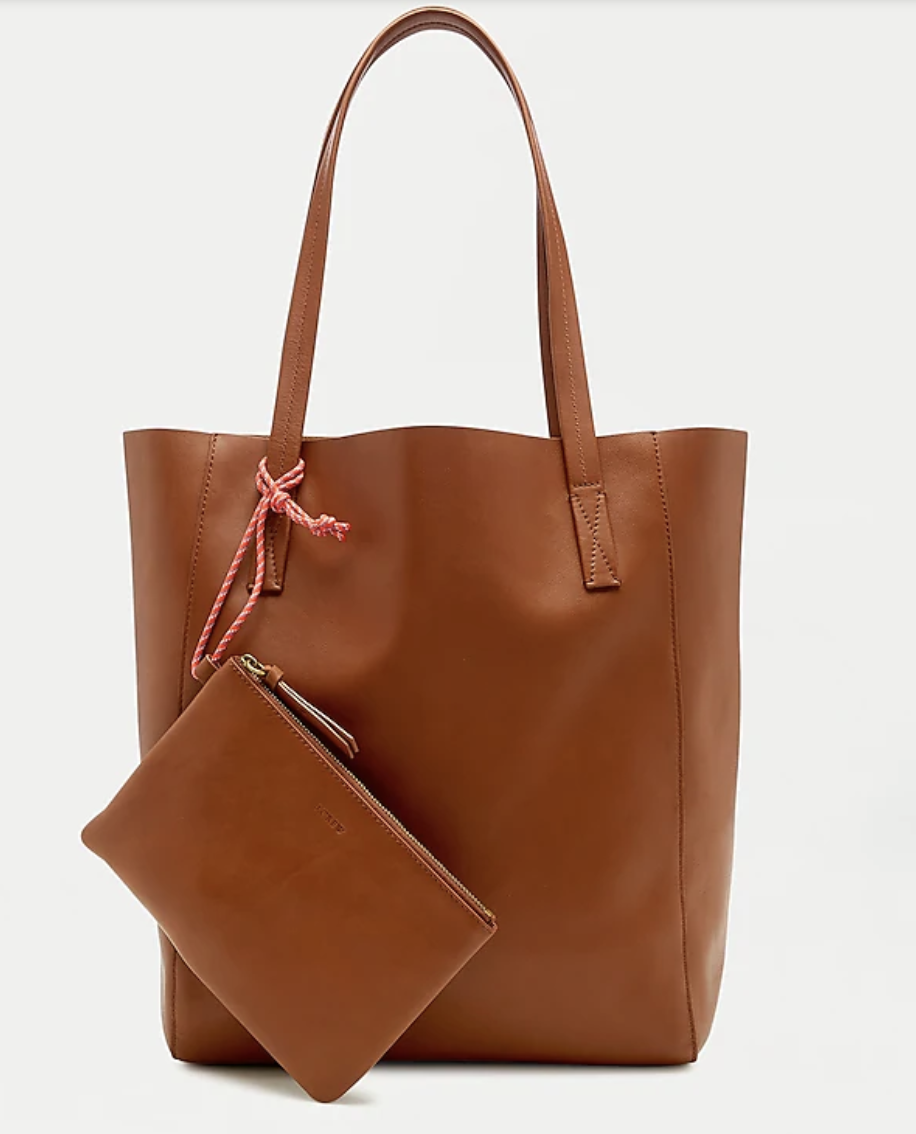 brown shoulder bag