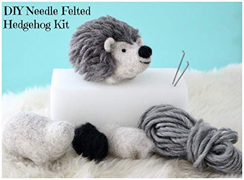Needle Felted Hedgehog Kit 