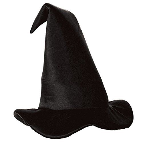 Wusteg 10 Packs Halloween Witch Hat Costume Black Hats Witch Costume Accessory for Party 