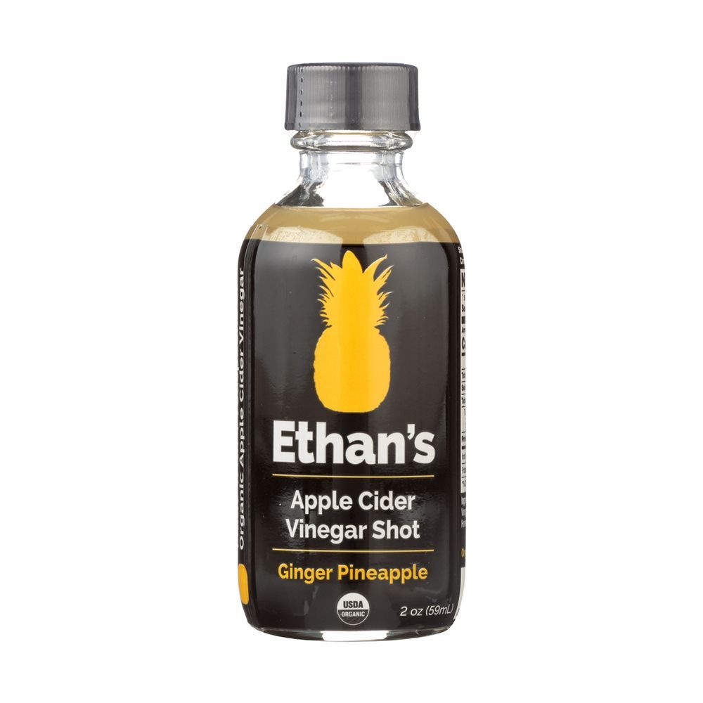 Ethan's Ginger Pineapple Apple Cider Vinegar Shots (12-Pack)